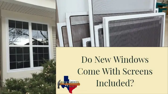 Do Replacement Windows Come With Screens?