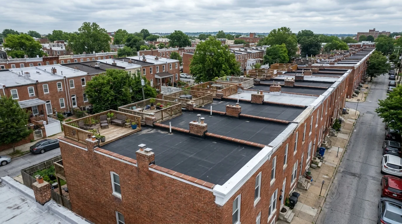 Roof Replacement in Baltimore: 2026 Costs, Flat-Roof Realities & When to Replace